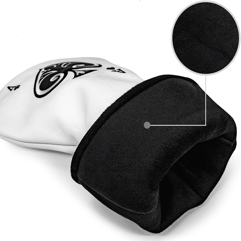 Spade King head cover set with padded liner