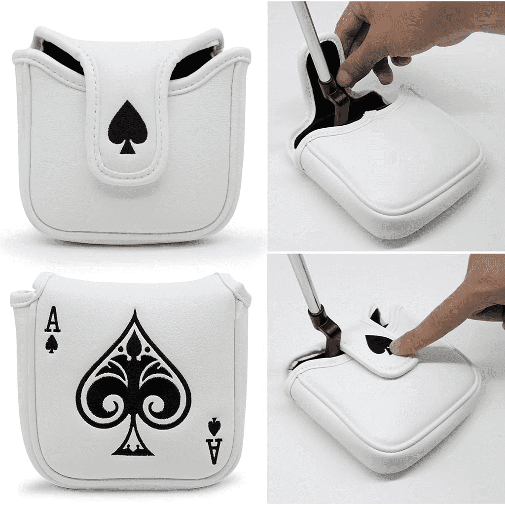 Spade Ace square putter covers mallet