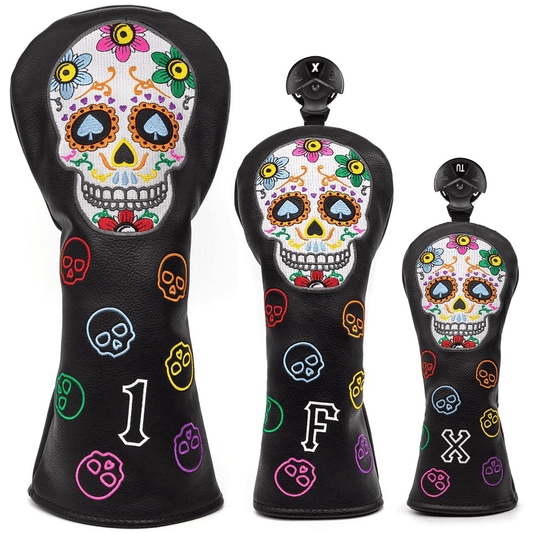 Sugar Skull golf club head cover sets