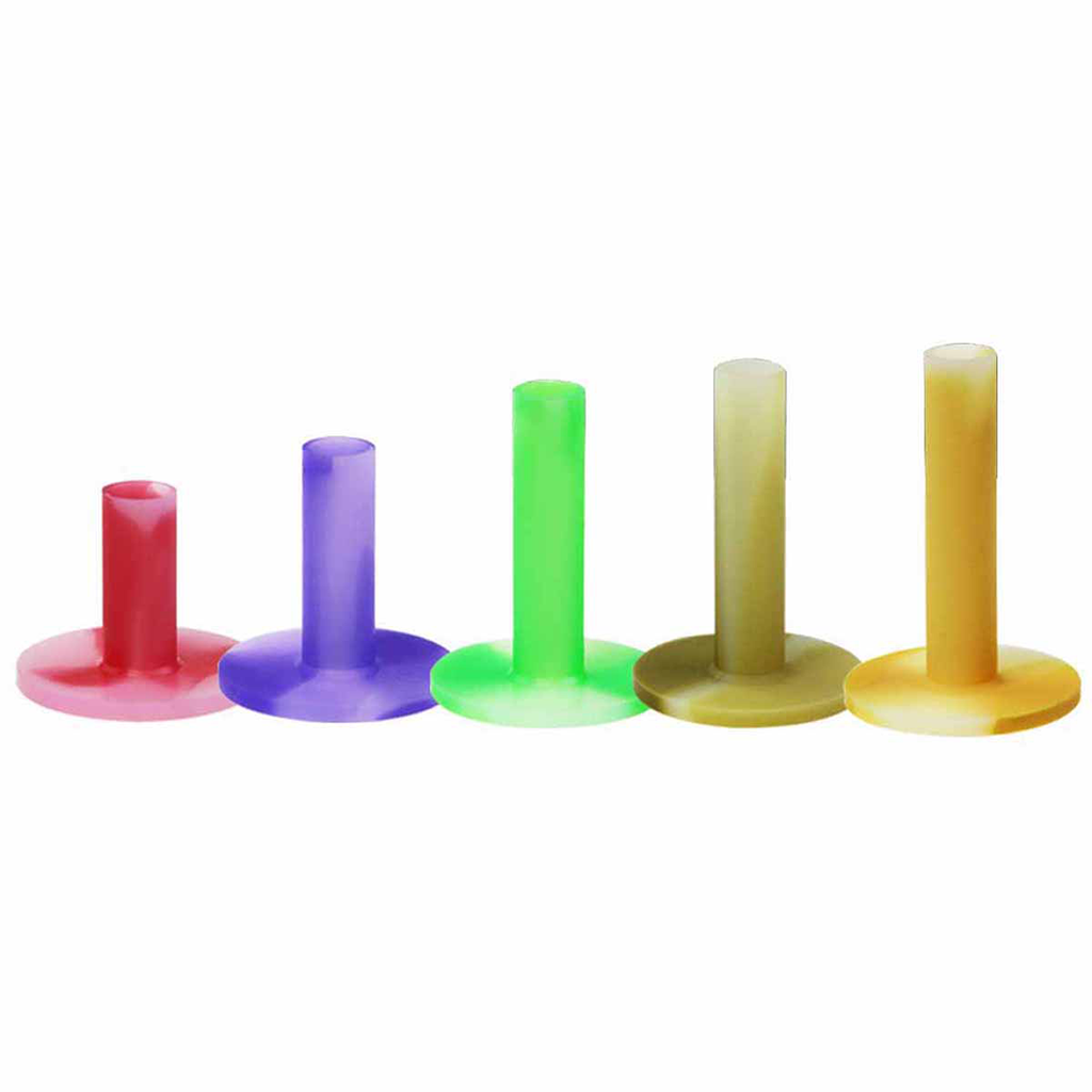 rubber tees for golf mat set of 5pcs