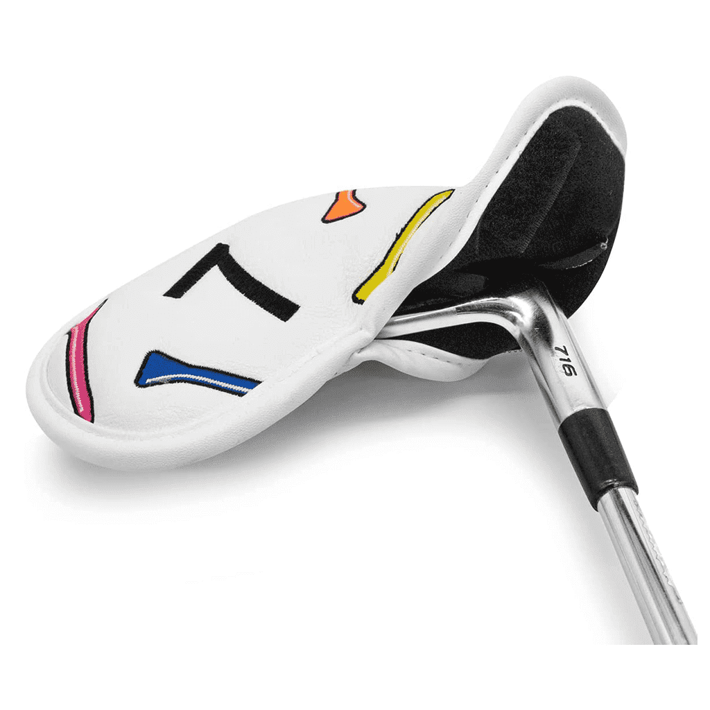 colorful tees iron covers golf with velcro closure