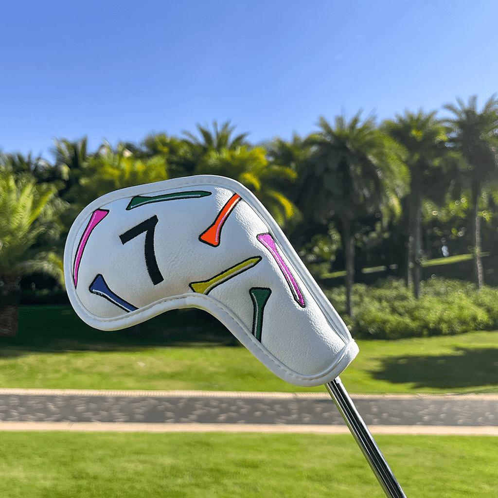 colorful tees golf iron headcovers