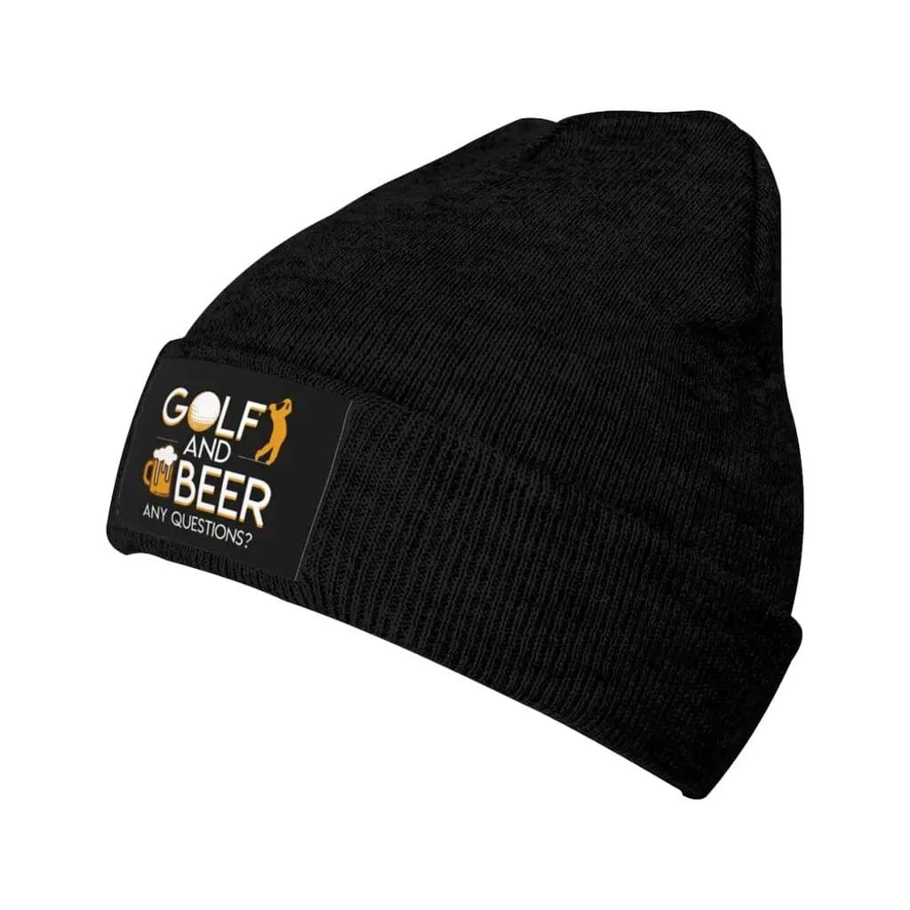 Golf & Beer Beanie Hat