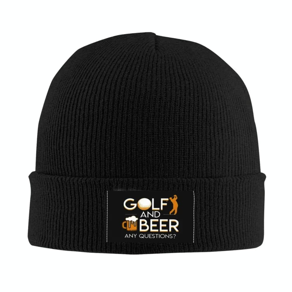 Golf & Beer Beanie Hat