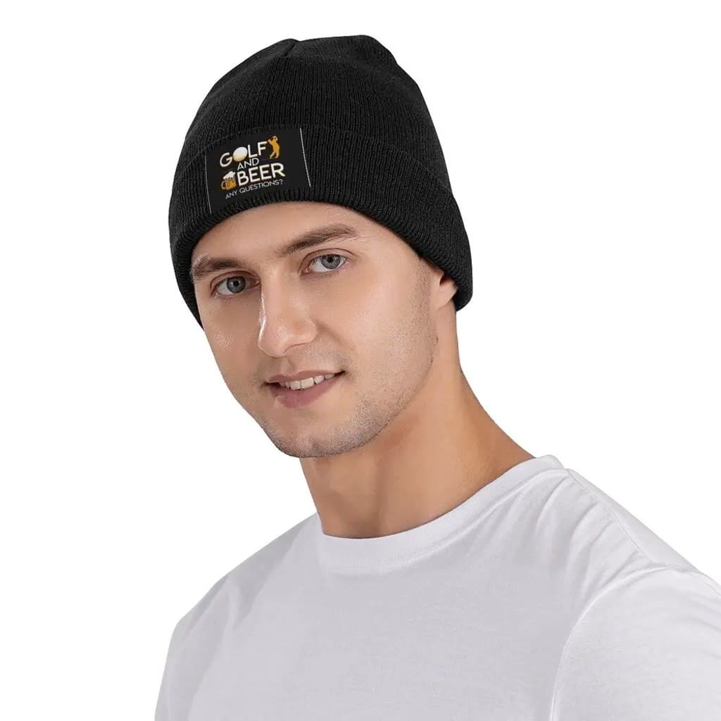 Golf & Beer Beanie Hat