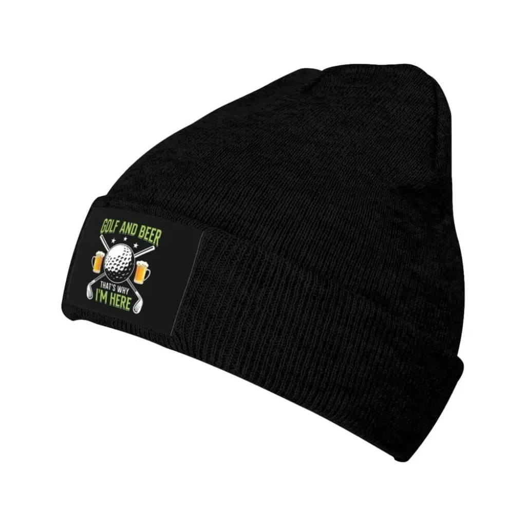 Golf & Beer Beanie Hat
