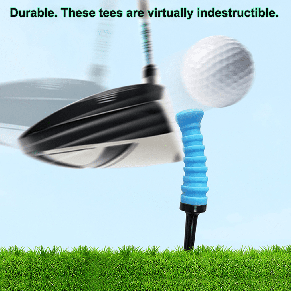 Plastic golf tees are durable and indestructible.