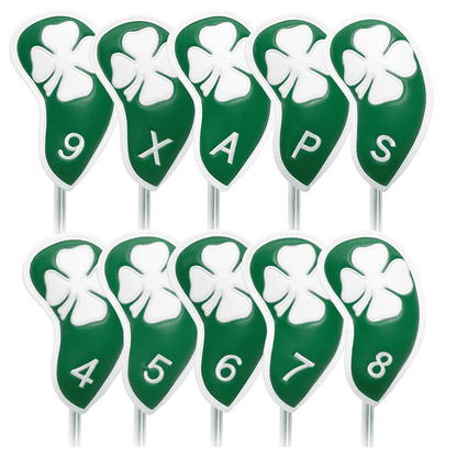 Green Clover iron covers set of 10pcs(4-9,PSAX)