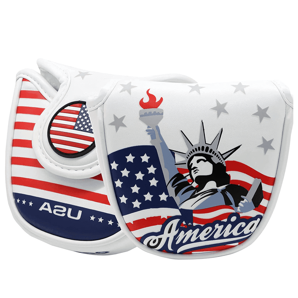 America Statue of Liberty mallet putter covers front and back sides