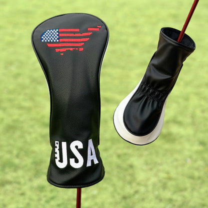 USA Flag-Golf Head Covers