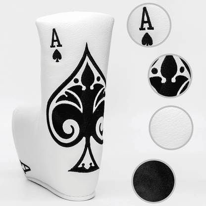 Spade King blade putter cover embroidery