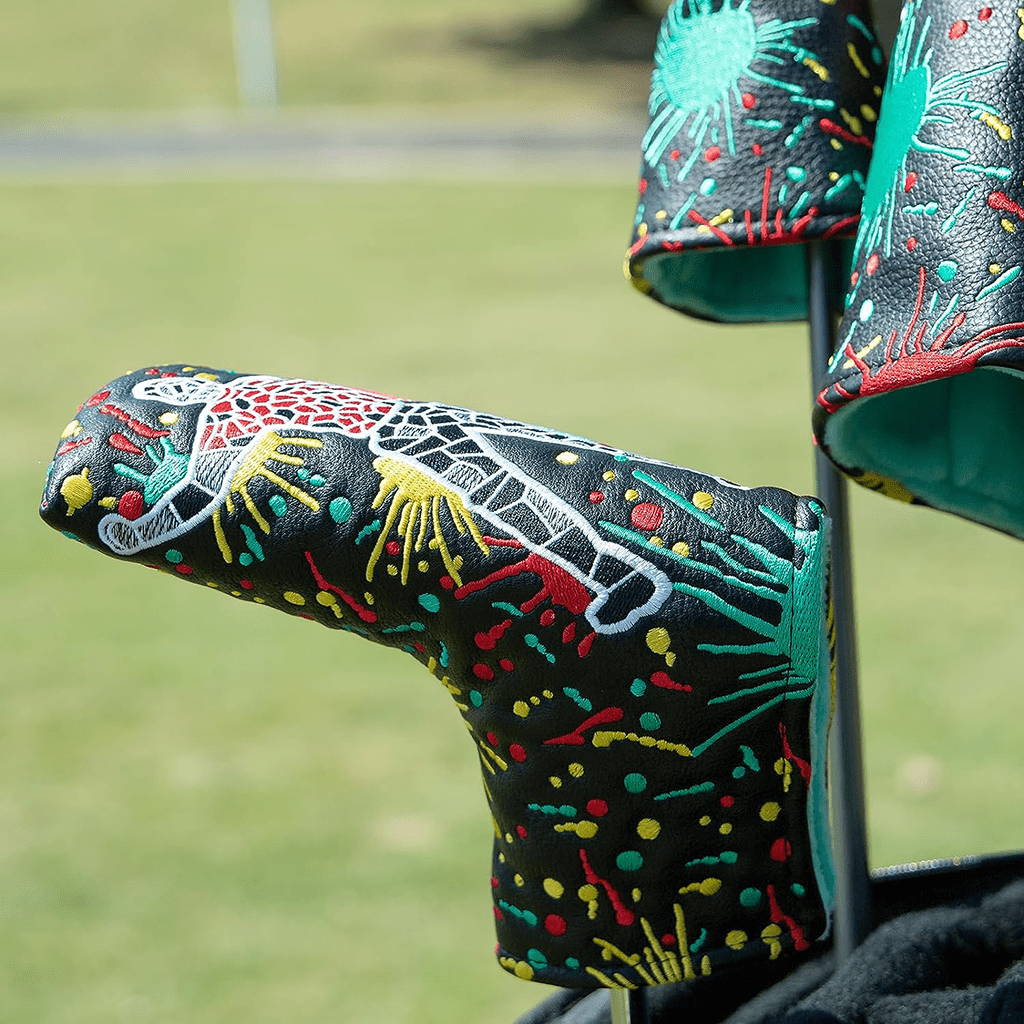Big Cat Paint Splatter Golf Swing Putter Cover | Gloof Golf – gloofgolf