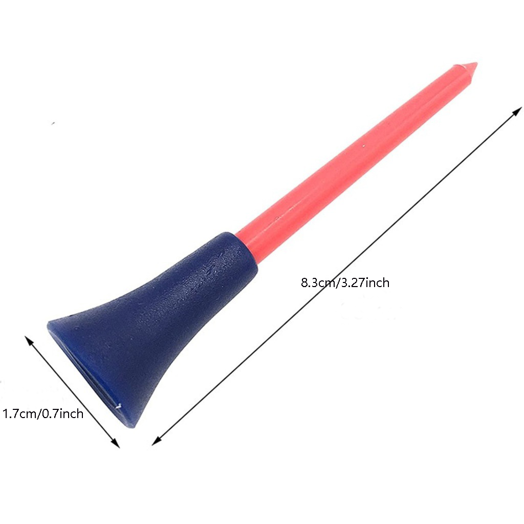 Rubber Cushion Top Plastic Golf Tees