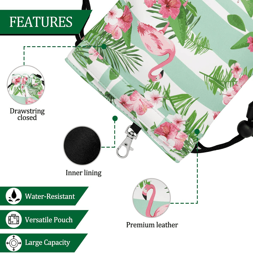 flamingo tee pouch golf details
