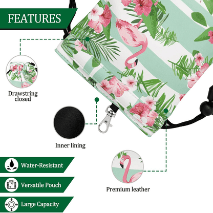 flamingo tee pouch golf details