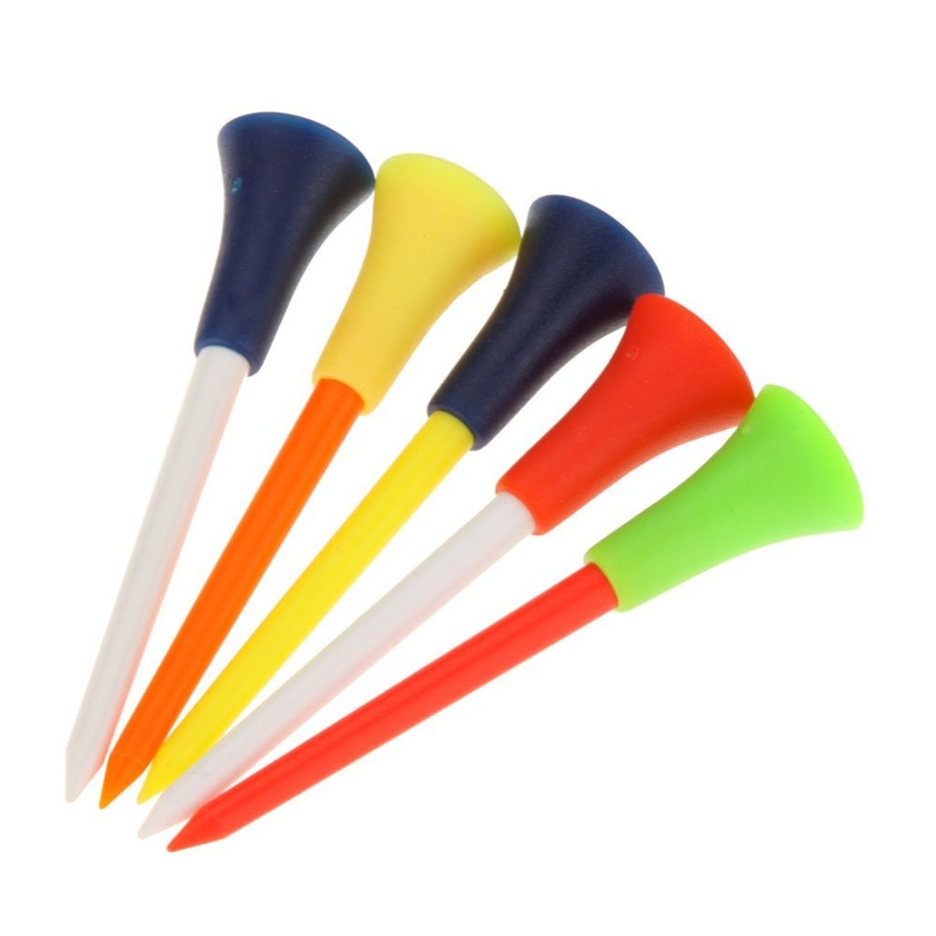 Rubber Cushion Top Plastic Golf Tees